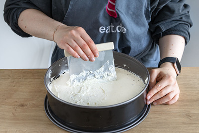 Creme glatt streichen