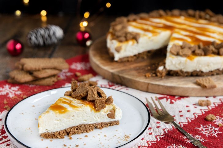 Spekulatius Cheesecake ohne Backen