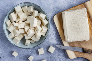 Naturtofu gewürfelt
