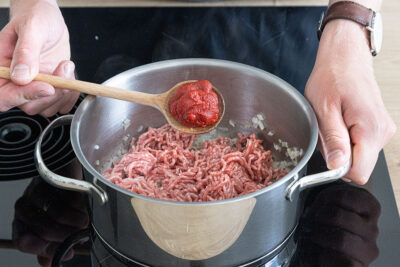 Hackfleisch anbraten