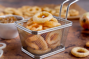 Frittierte Zwiebelringe
