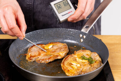Kerntemperatur im Fleisch messen