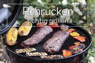 Rehrücken grillen - Titel