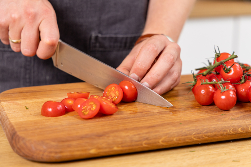 Tomaten schneiden