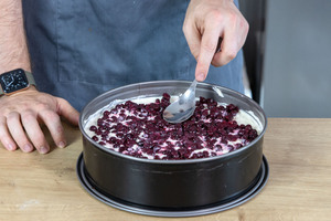 Johannisbeeren andrücken