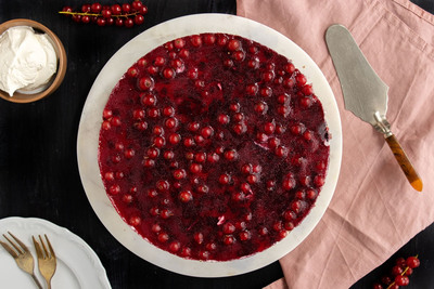 Johannisbeerkuchen mit Schmand