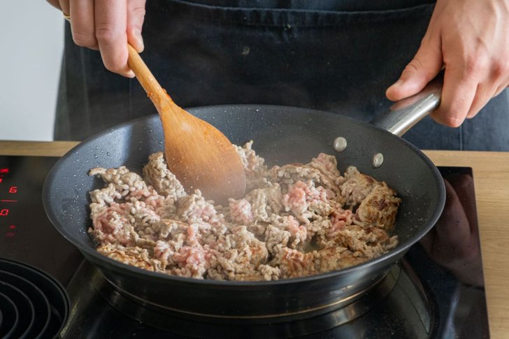 Hackfleisch anbraten