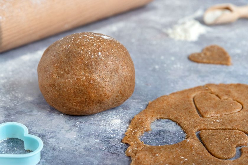 Veganer Mürbeteig mit Dinkelmehl