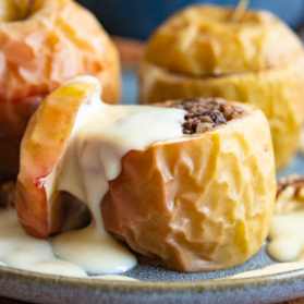 Süßer Bratapfel ohne Marzipan