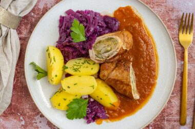 Klassische Kalbsroulade