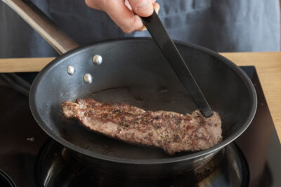 Rehrücken in Pfanne braten