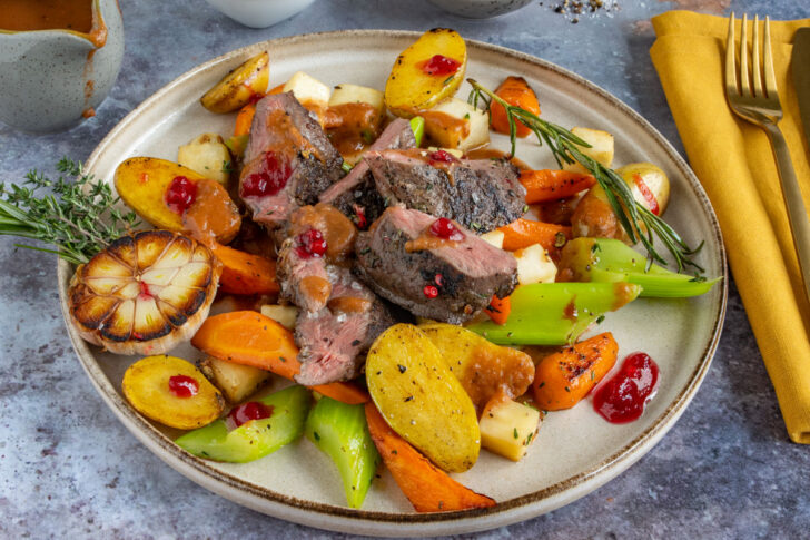 Rehrücken Sous Vide gegart