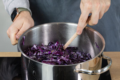 Rotkraut kochen