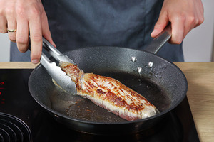 Schweinefilet vorher braten