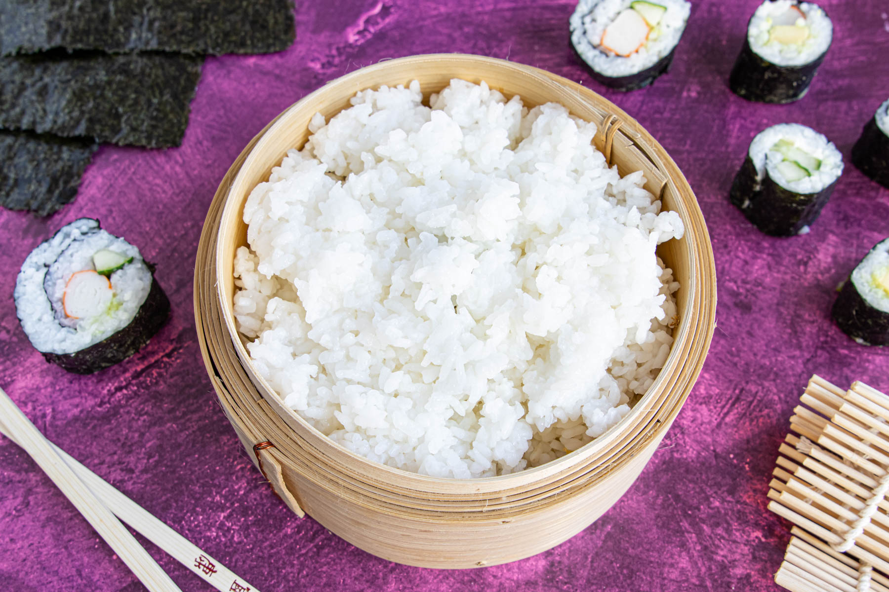 Sushi-Reis würzen mit nur 3 Zutaten