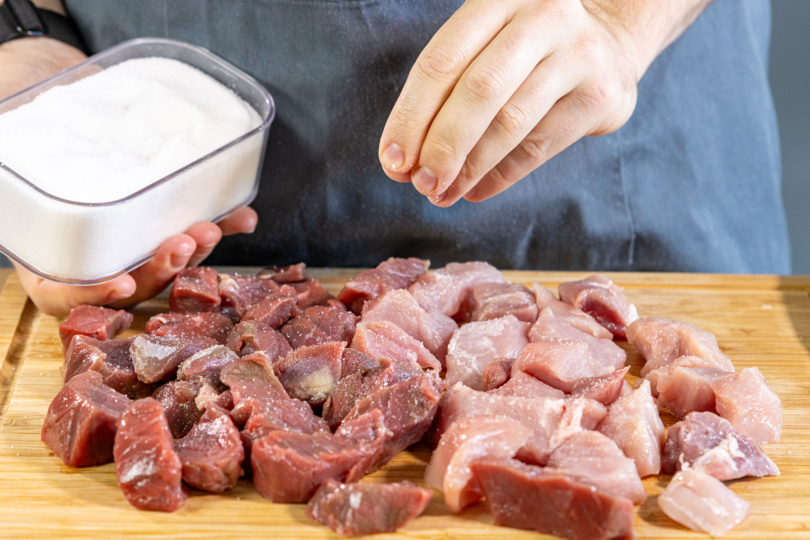 Fleisch würzen