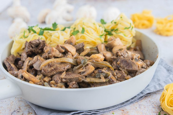 Boeuf Stroganoff