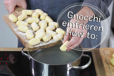 Gnocchi einfrieren in 5 Schritten