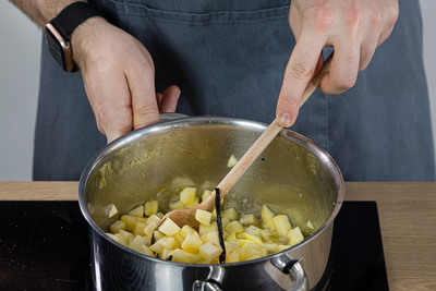 Apfelkompott kochen