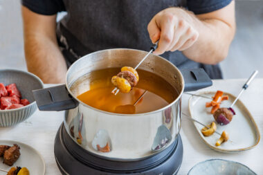 Fondue mit Öl