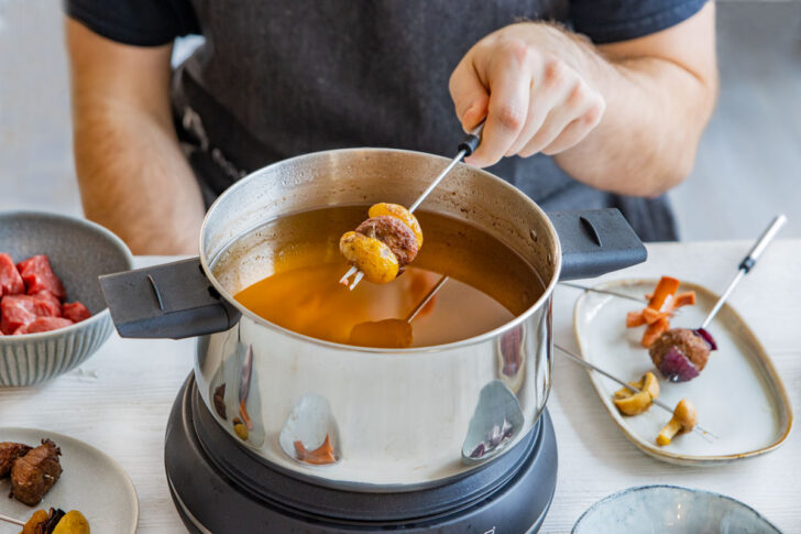 Fondue mit Öl