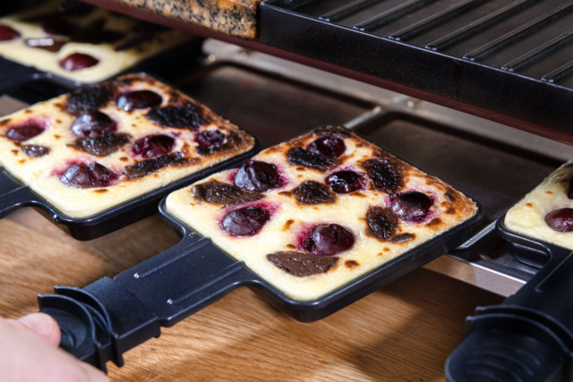 Süßes Pancake Raclette