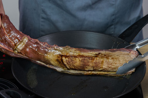 Rehrücken in Pfanne braten