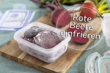 Rote Beete einfrieren