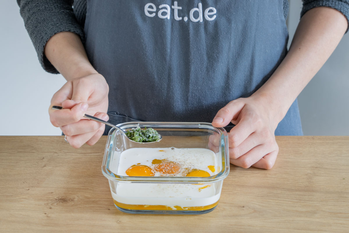 Schnelles Rührei aus der Mikrowelle | Rezept