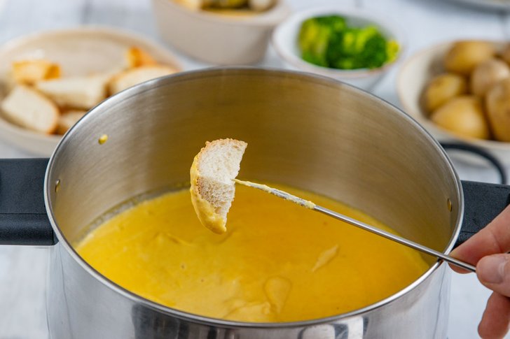 Veganer Käsefondue