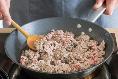 Hackfleisch anbraten