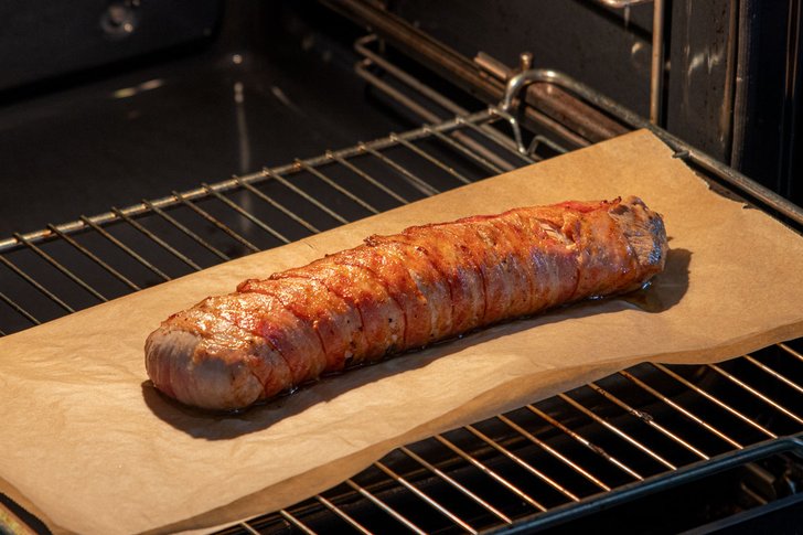 Schweinefilet im Speckmantel aus dem Ofen
