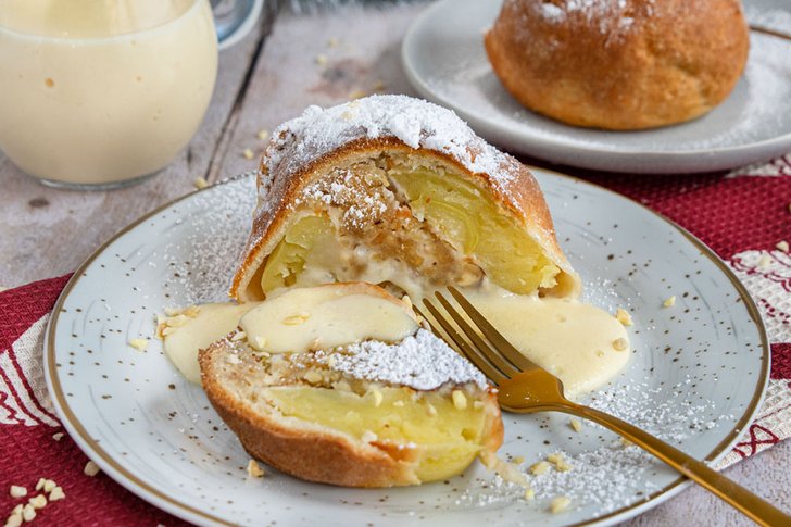 Apfel im Schlafrock
