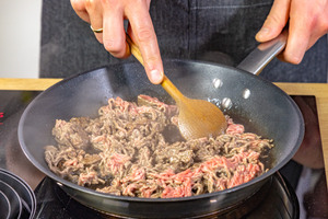 Hackfleisch anbraten