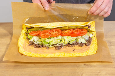 Big Mac Rolle aufrollen