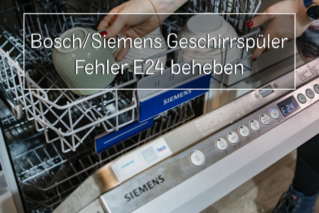 Geschirrspüler Bosch Super Silence Fehler E24 Lösung: Bosch/Siemens Geschirrspüler Fehler E24