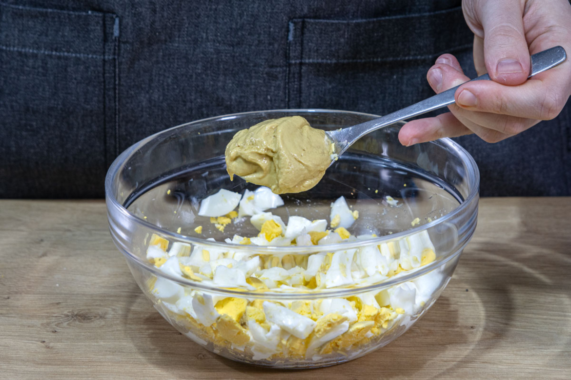 Eiersalat nach Hausfrauenart: einfach &amp; cremig