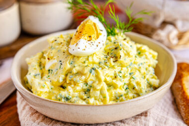 Eiersalat nach Hausfrauenart
