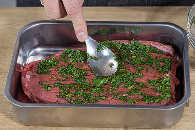 Flank Steak marinieren