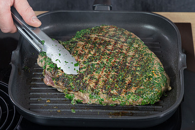 Flank Steak anbraten