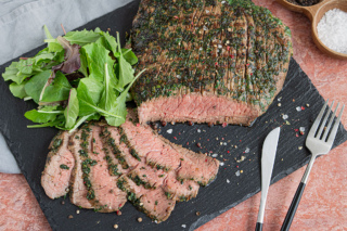 mariniertes Flank Steak