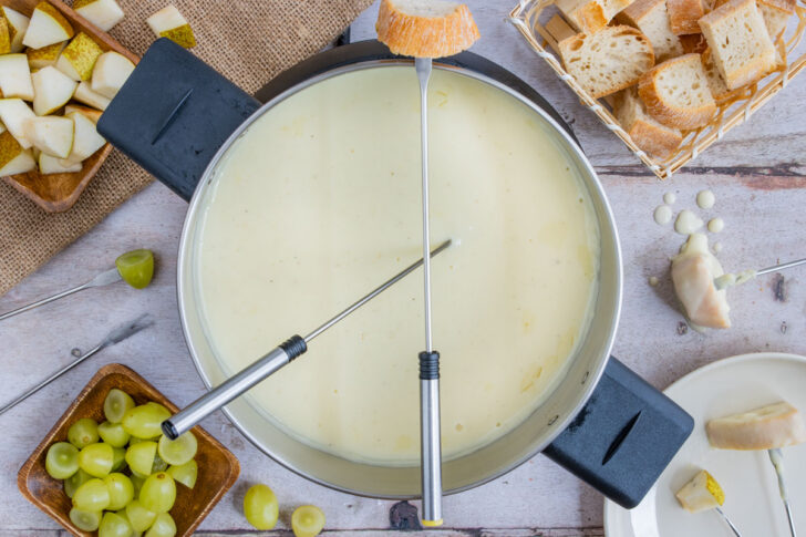 Käsefondue ohne Alkohol