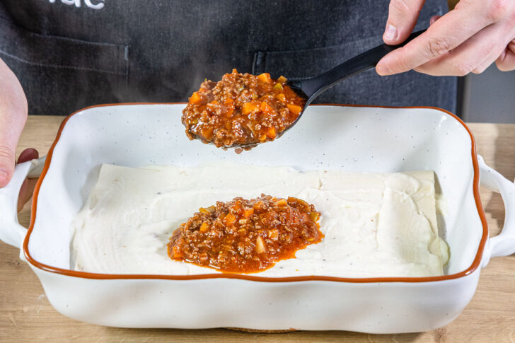 Lasagne schichten