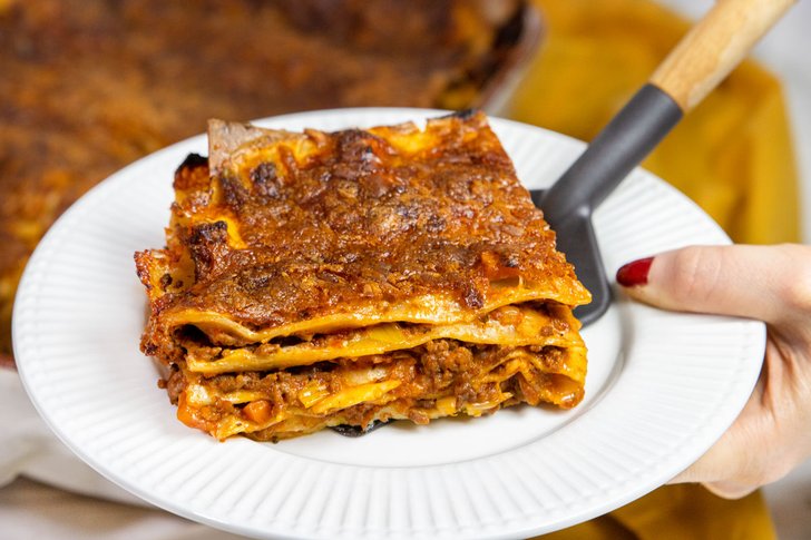 Klassische Lasagne mit Hackfleisch