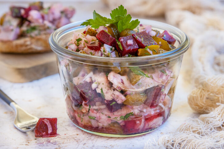 Matjessalat mit Rote Bete