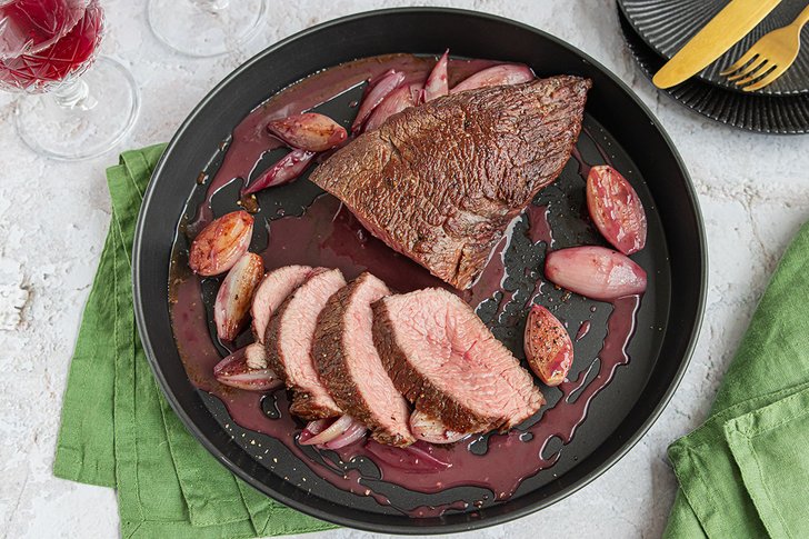 Straußenfilet aus dem Backofen