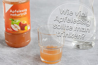 Apfelessig trinken
