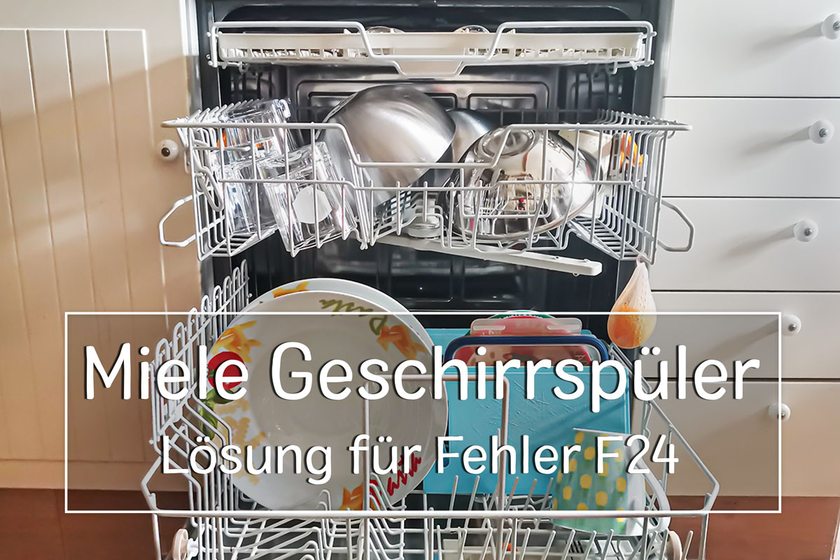 Miele Geschirrspüler Fehler F24 - Titel