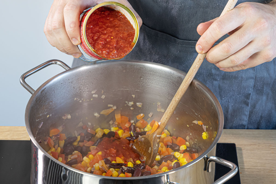 Chili sin Carne: einfaches Rezept