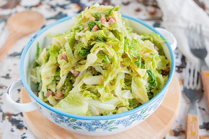 Wirsinggemüse mit Speck